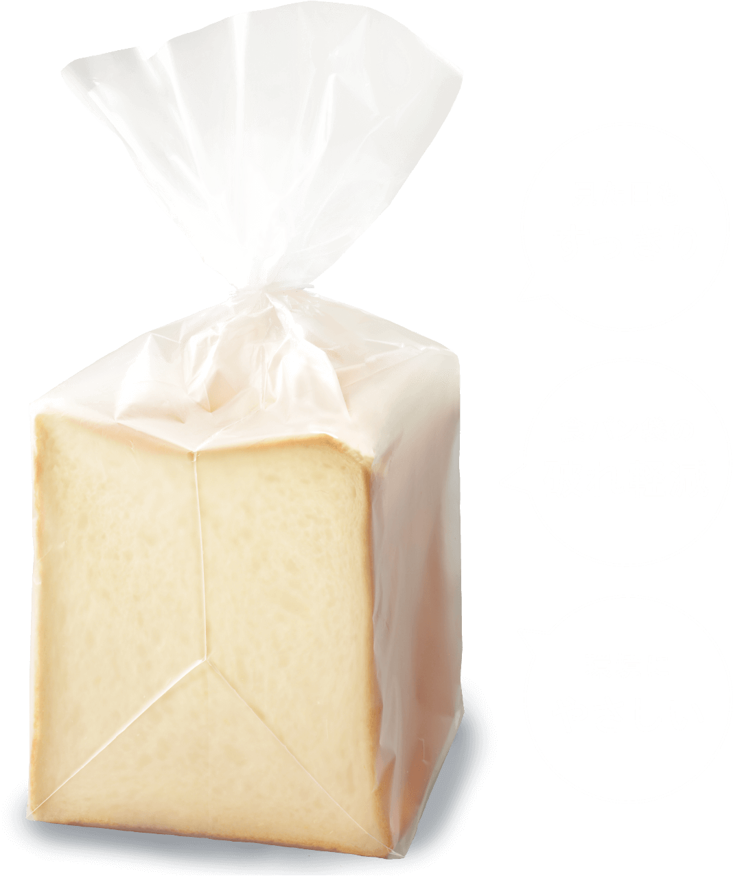 見た目もすっきり・食パン袋の破れ軽減・環境にやさしい